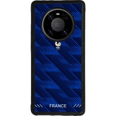 Huawei Mate 40 Pro Case Hülle - Silikon schwarz Frankreich 2026 personalisierbares Fussballtrikot