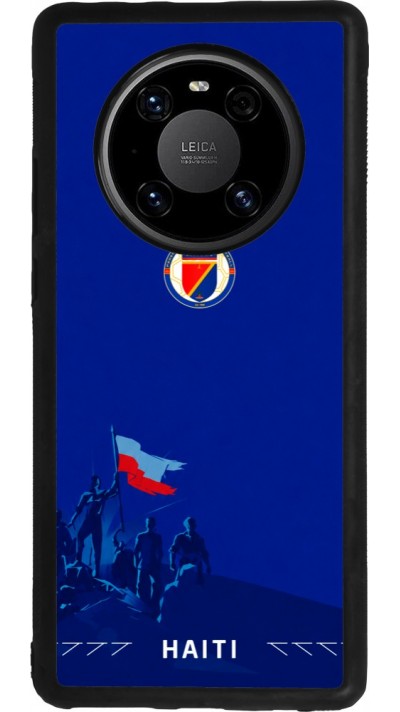 Huawei Mate 40 Pro Case Hülle - Silikon schwarz Haiti 2026 personalisierbares Fussballtrikot