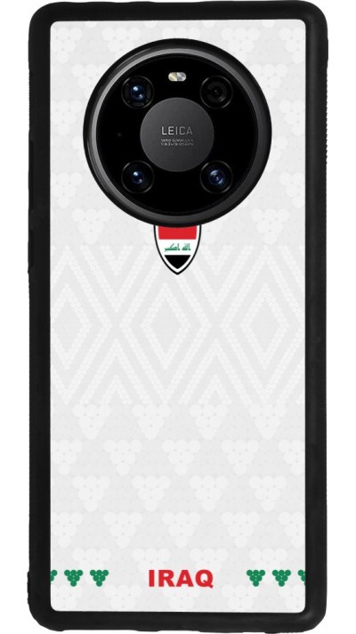 Huawei Mate 40 Pro Case Hülle - Silikon schwarz Irak 2026 personalisierbares Fussballtrikot