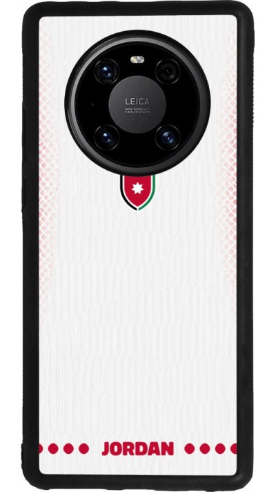 Huawei Mate 40 Pro Case Hülle - Silikon schwarz Jordanien 2026 personalisierbares Fussballtrikot