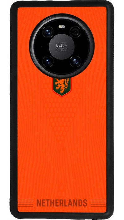 Huawei Mate 40 Pro Case Hülle - Silikon schwarz Niederlande 2026 personalisierbares Fussballtrikot