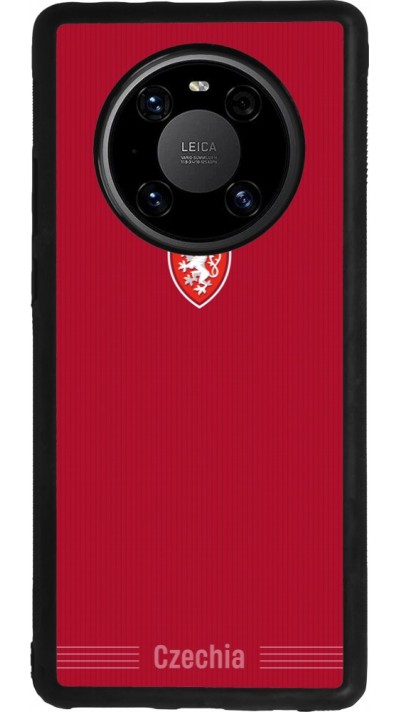 Huawei Mate 40 Pro Case Hülle - Silikon schwarz Tschechische Republik 2026 personalisierbares Fussballtrikot