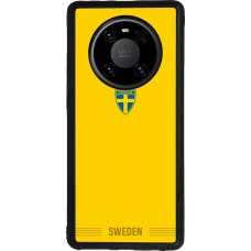 Huawei Mate 40 Pro Case Hülle - Silikon schwarz Schweden 2026 personalisierbares Fussballtrikot