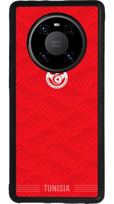 Huawei Mate 40 Pro Case Hülle - Silikon schwarz Tunesien 2026 personalisierbares Fussballtrikot