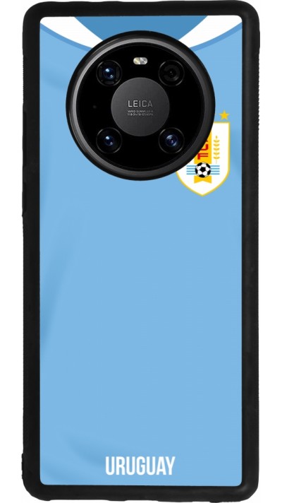 Huawei Mate 40 Pro Case Hülle - Silikon schwarz Uruguay 2022 personalisierbares Fussballtrikot