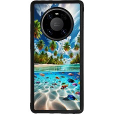 Huawei Mate 40 Pro Case Hülle - Silikon schwarz Strandparadies