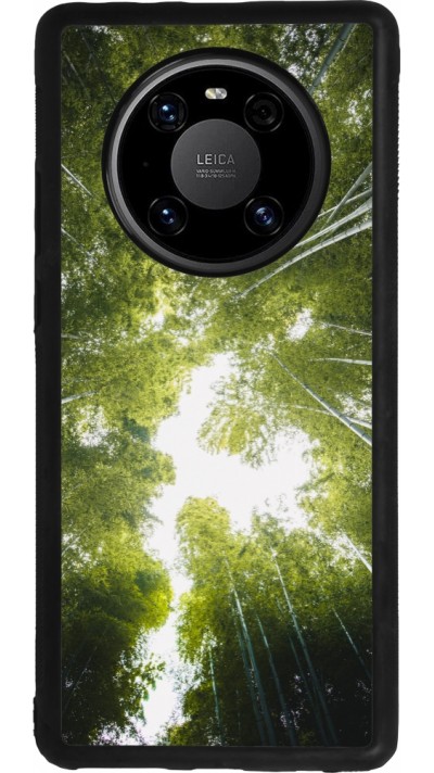 Coque Huawei Mate 40 Pro - Silicone rigide noir Spring 23 forest blue sky