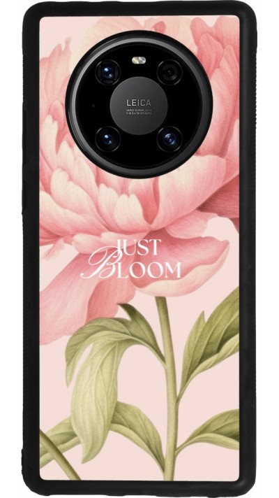 Coque Huawei Mate 40 Pro - Silicone rigide noir Just Bloom Spring 2026