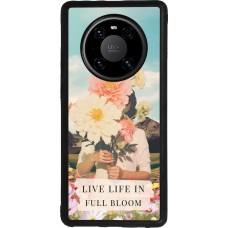 Huawei Mate 40 Pro Case Hülle - Silikon schwarz Live life in full moon Spring 2026