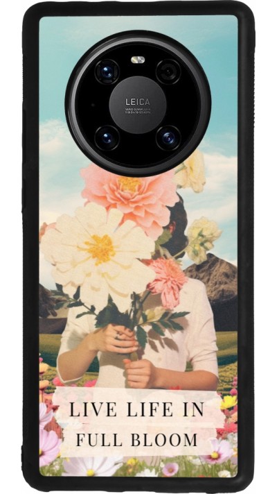 Coque Huawei Mate 40 Pro - Silicone rigide noir Live life in full moon Spring 2026