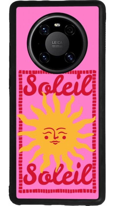 Huawei Mate 40 Pro Case Hülle - Silikon schwarz Sun sun 2026