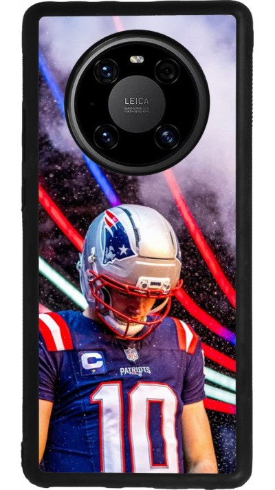 Huawei Mate 40 Pro Case Hülle - Silikon schwarz Super Bowl 26 Patriots 3