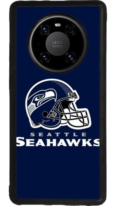 Huawei Mate 40 Pro Case Hülle - Silikon schwarz Super Bowl 26 Seattle 3