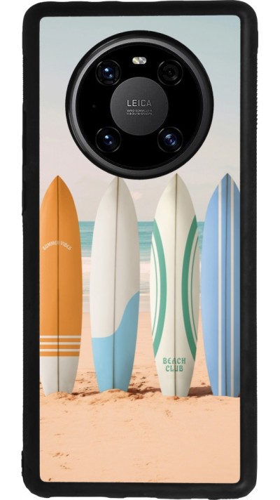 Huawei Mate 40 Pro Case Hülle - Silikon schwarz Summer surfboard 2025
