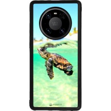 Huawei Mate 40 Pro Case Hülle - Silikon schwarz Turtle Underwater