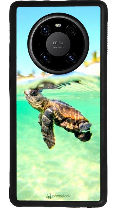 Huawei Mate 40 Pro Case Hülle - Silikon schwarz Turtle Underwater