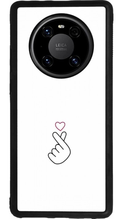 Huawei Mate 40 Pro Case Hülle - Silikon schwarz Valentine 2024 heat by Millennials