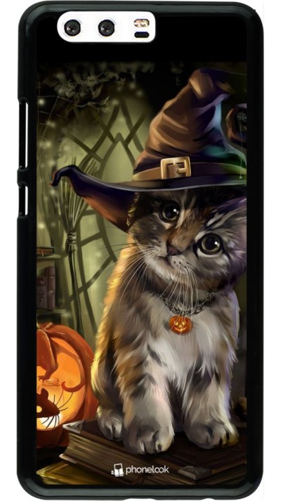 Hülle Huawei P10 Plus - Halloween 21 Witch cat