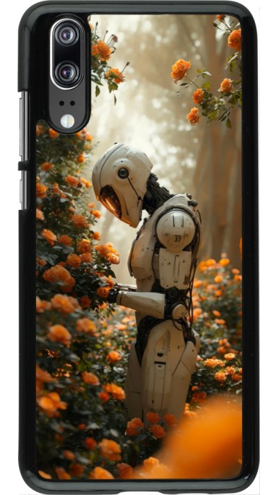 Coque Huawei P20 - Astronaut flowers 2025
