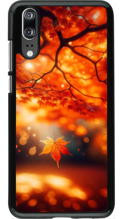 Huawei P20 Case Hülle - Herbst Magisch Orange