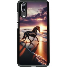 Huawei P20 Case Hülle - Pferd majestätisch Strand