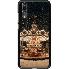 Huawei P20 Case Hülle - Christmas 25 Carousel