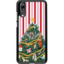 Huawei P20 Case Hülle - Christmas 25 Happy Holiday