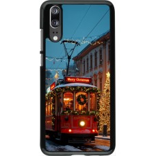 Huawei P20 Case Hülle - Christmas 25 Xmas Train