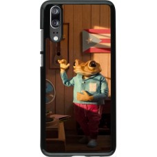 Huawei P20 Case Hülle - Dancing frog DTMF