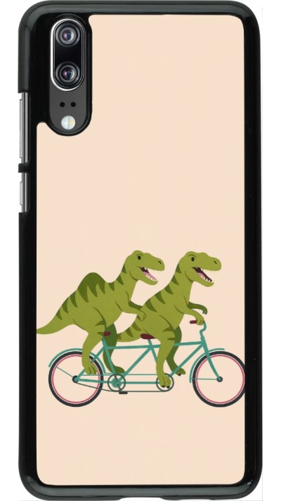 Huawei P20 Case Hülle - Dinosaurs on bikes 2026