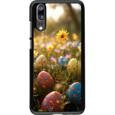 Huawei P20 Case Hülle - Easter 2026 Decorated eggs