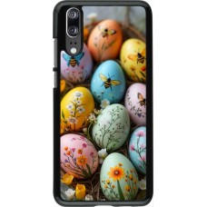 Huawei P20 Case Hülle - Easter 2026 Eggs with bees