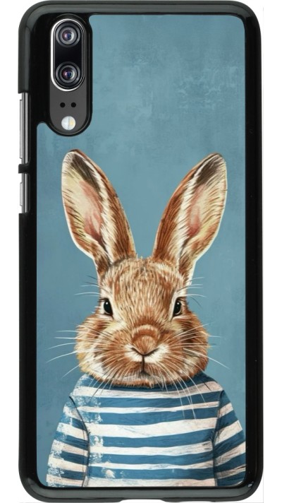 Huawei P20 Case Hülle - Easter 2026 Rabbit navy