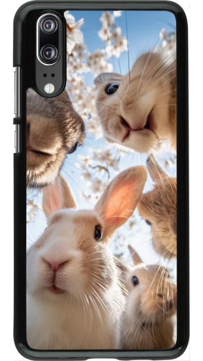 Huawei P20 Case Hülle - Easter 2026 Rabbits