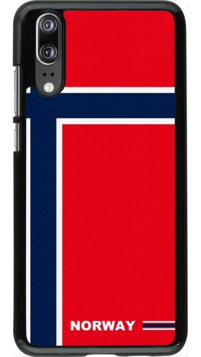 Huawei P20 Case Hülle - Norwegen 2026 personalisierbares Fussballtrikot