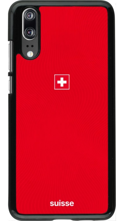 Huawei P20 Case Hülle - Schweiz 2026 personalisierbares Fussballtrikot
