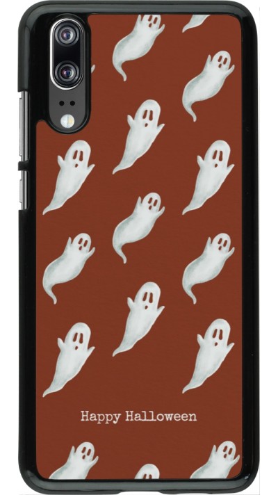 Huawei P20 Case Hülle - Halloween 2025 Pattern of ghosts