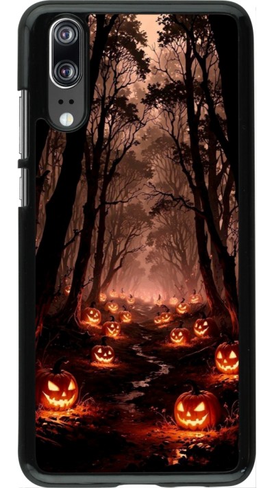 Huawei P20 Case Hülle - Halloween 2025 Road of Terrifying Pumpkins