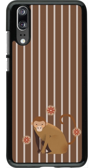 Coque Huawei P20 - Monkey with stripes Coque Huawei P20 - Monkey with stripes