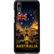 Huawei P20 Case Hülle - Fussball Australien splash 2026