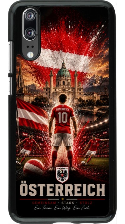 Huawei P20 Case Hülle - Fussball Österreich splash 2026