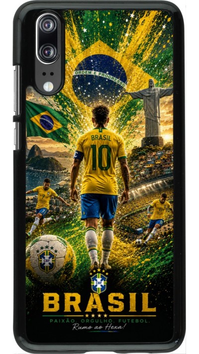 Huawei P20 Case Hülle - Fussball Brasilien splash 2026