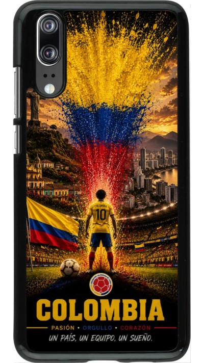 Huawei P20 Case Hülle - Fussball Kolumbien splash 2026