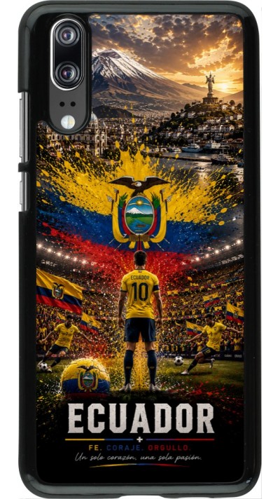Huawei P20 Case Hülle - Fussball Ecuador splash 2026