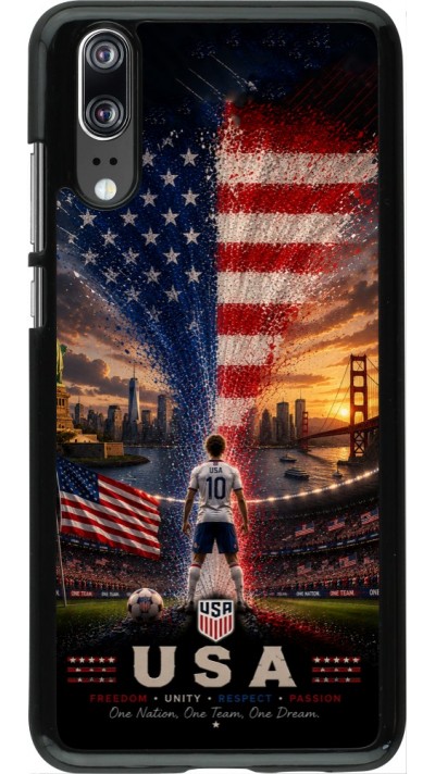 Huawei P20 Case Hülle - Fussball Vereinigten Staaten splash 2026