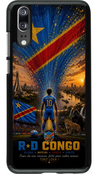 Huawei P20 Case Hülle - Fussball Demokratische Republik Kongo splash 2026
