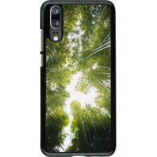 Huawei P20 Case Hülle - Spring 23 forest blue sky
