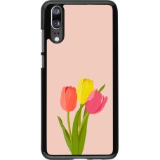 Huawei P20 Case Hülle - Spring 23 tulip trio
