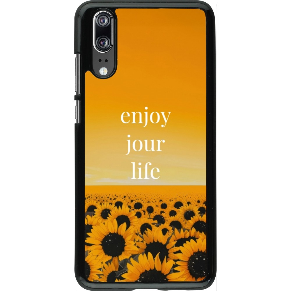 Huawei P20 Case Hülle - Summer 2025 Enjoy your life