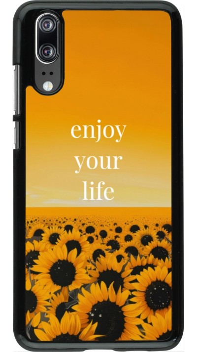 Huawei P20 Case Hülle - Summer 2026 Enjoy your life